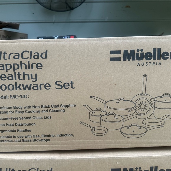 14 piece aluminum Nonstick Cookware Set